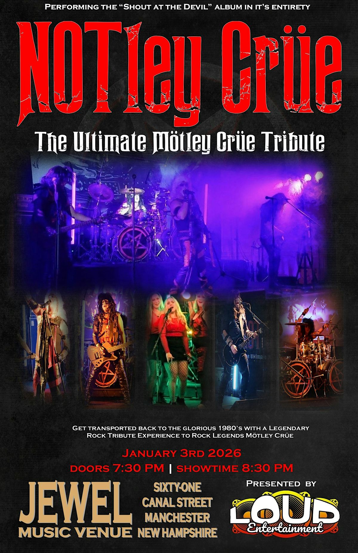 NOTley Cr\u00fce - The Ultimate M\u00f6tley Cr\u00fce Tribute