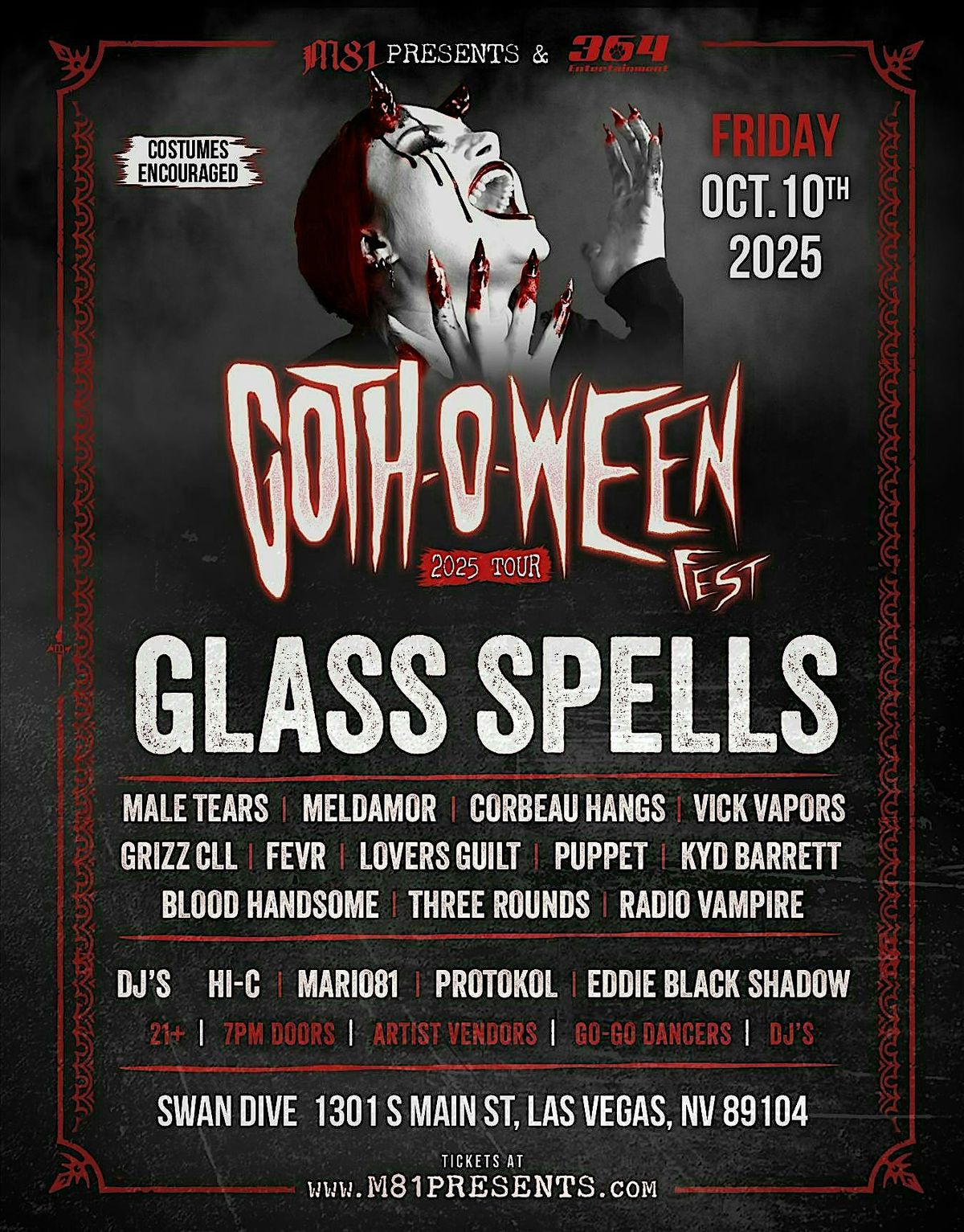 GOTH O WEEN FEST 2025 TOUR- LAS VEGAS