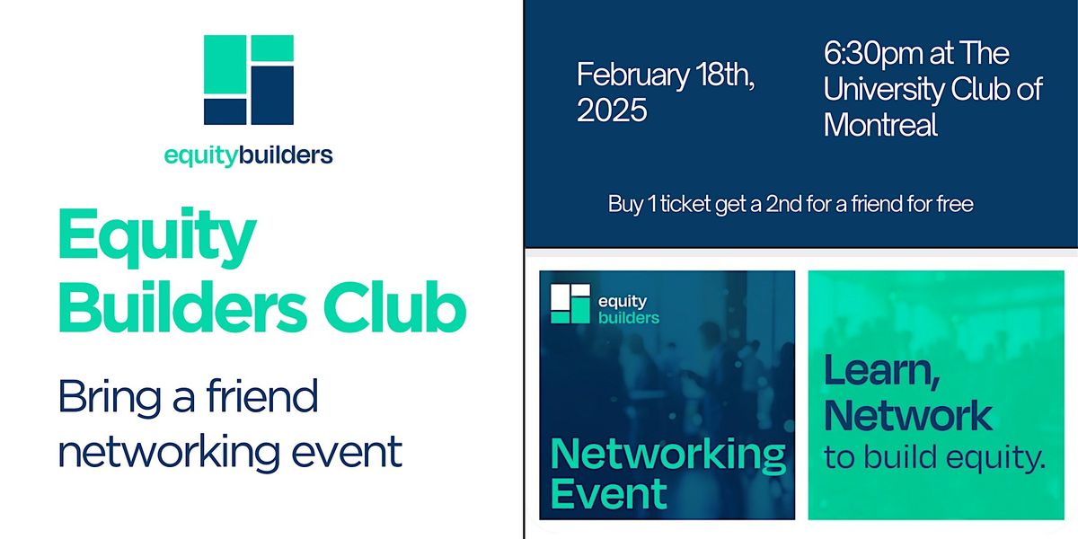 Equity Builders Club - February Networking Event