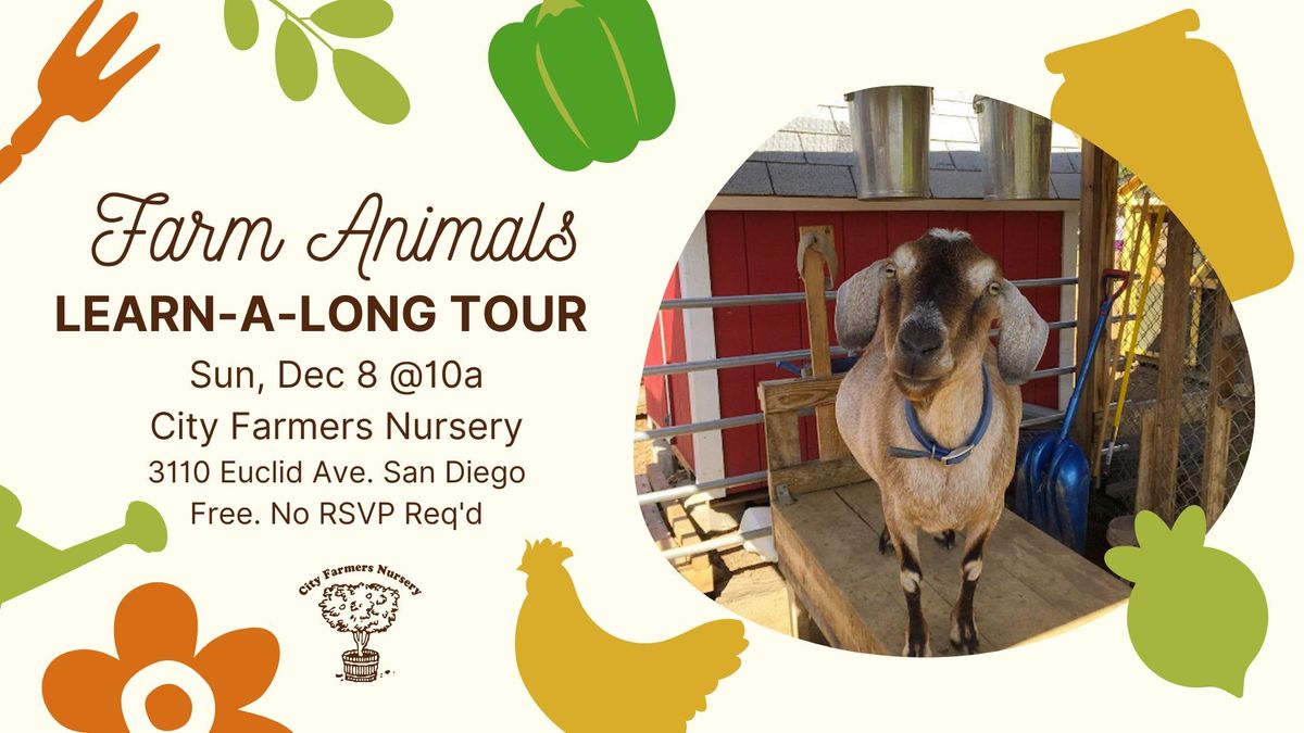 Farm Animal Learn-a-Long Tour