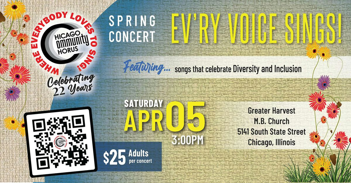 Chicago Community Chorus Season 22: Spring Concert Await!