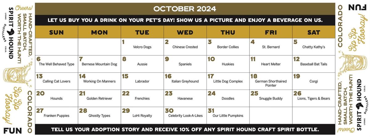 October Dog Breed Days in Denver