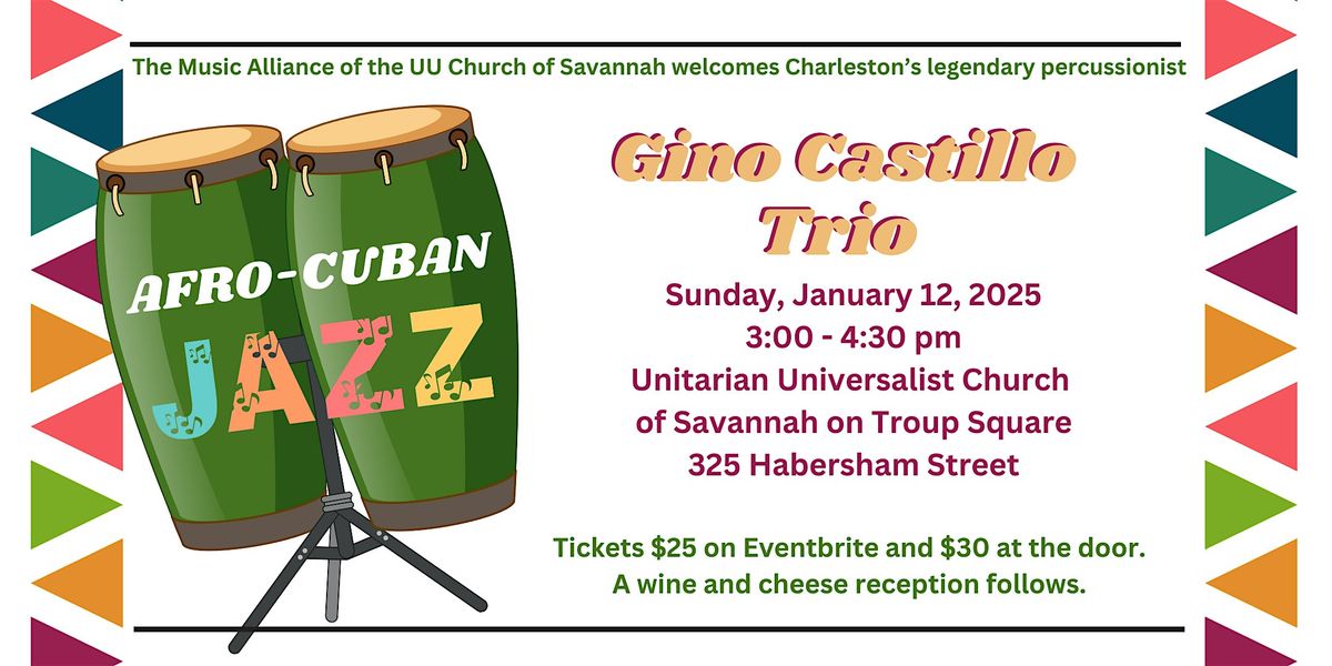 Afro-Cuban Jazz with Percussionist Gino Castillo and Trio