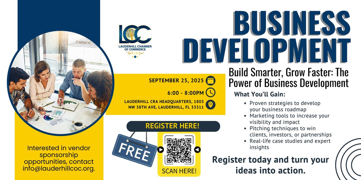 Lauderhill Chamber of Commerce - Business Development Evening Insights