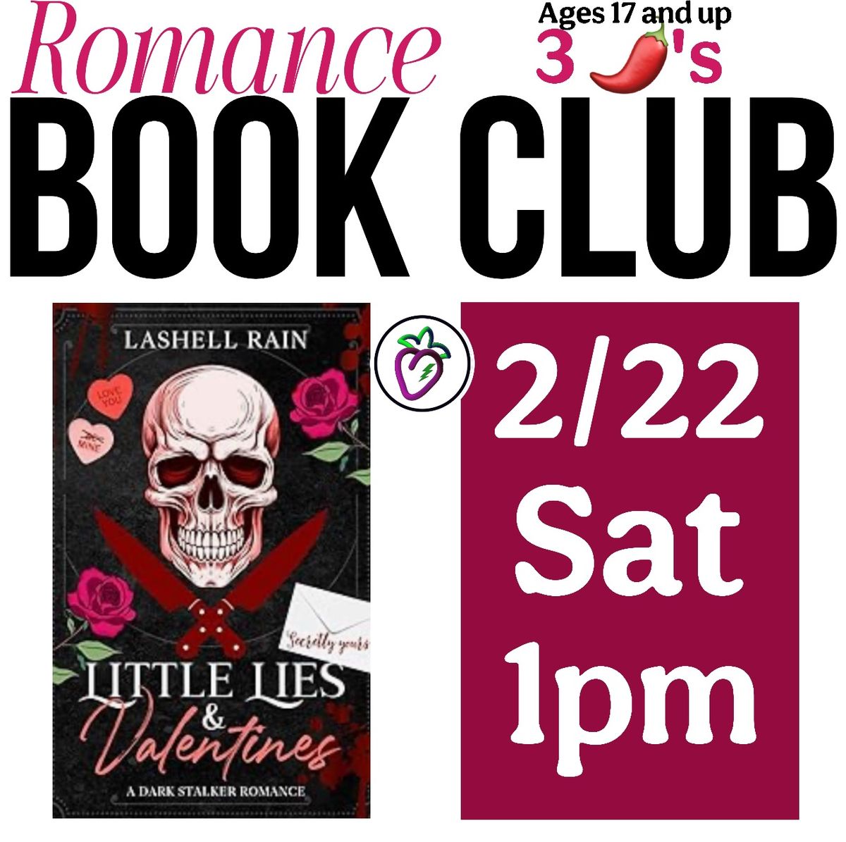 Romance Book Club -Feb 2025 - IN PERSON 