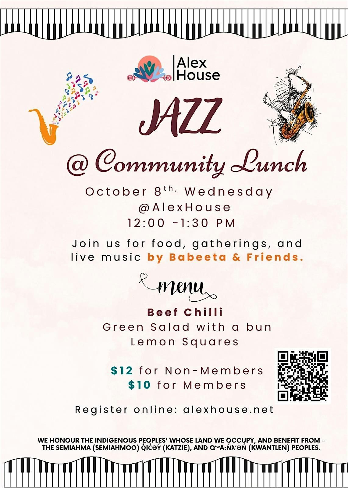 Jazz @ Community Lunch