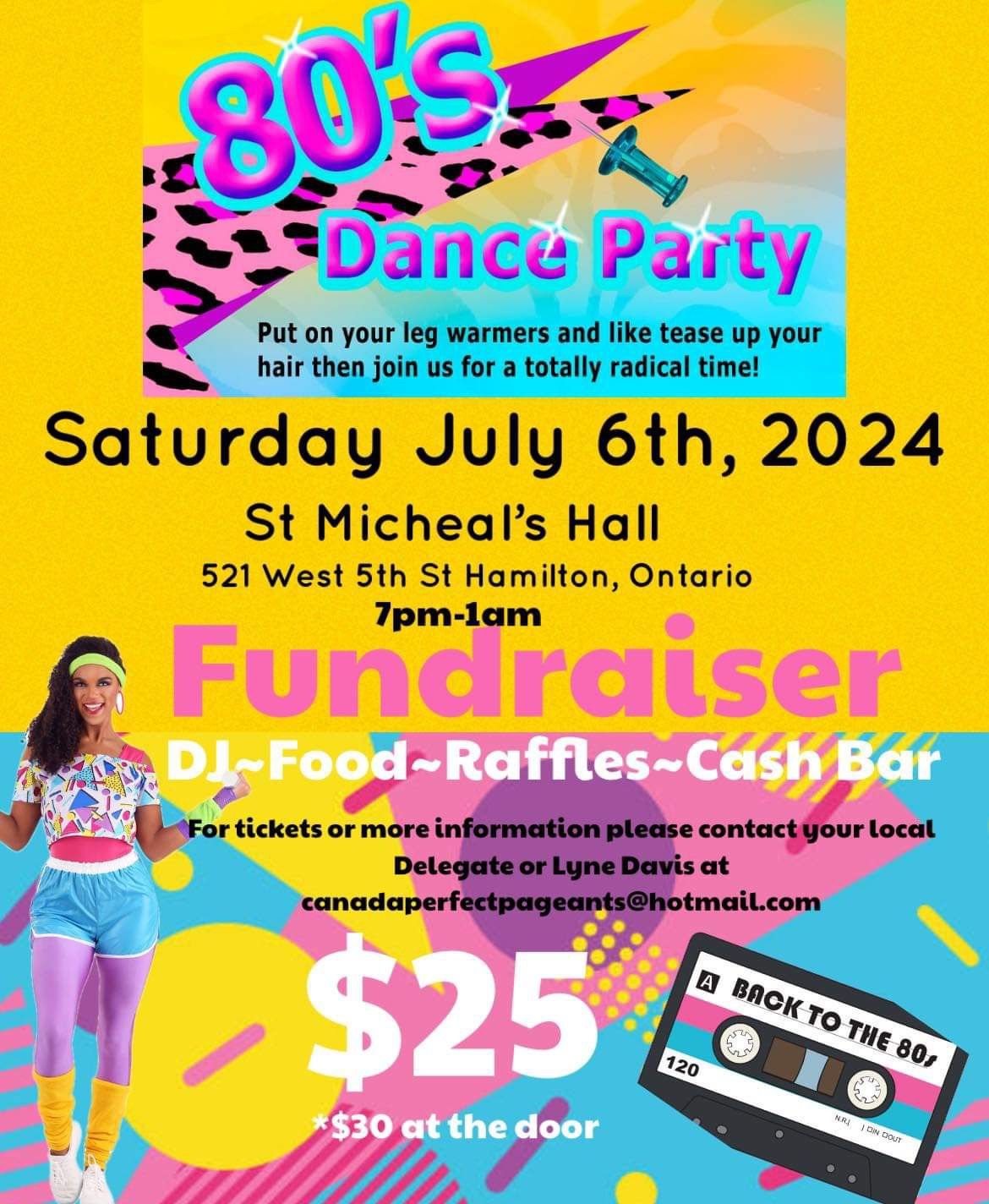 80\u2019s Dance Party Fundraiser 