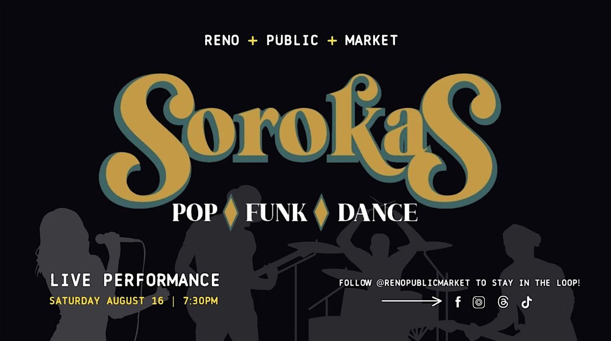 Sorokas LIVE at Reno Public Market!