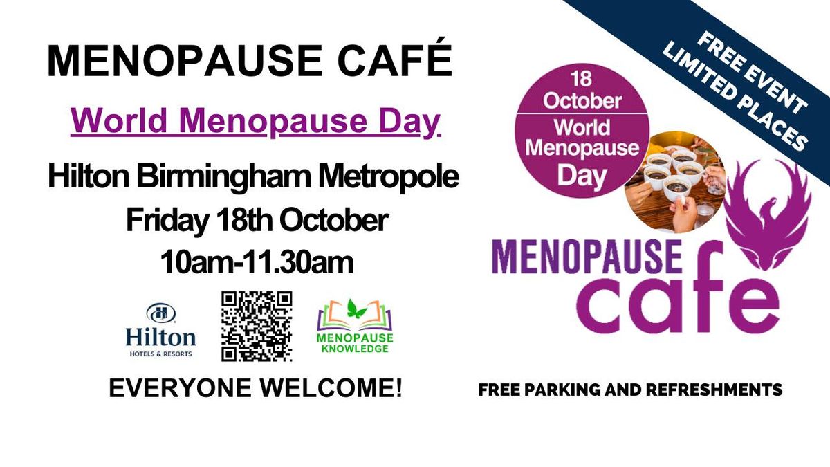 Menopause Caf\u00e9 Solihull World Menopause Day