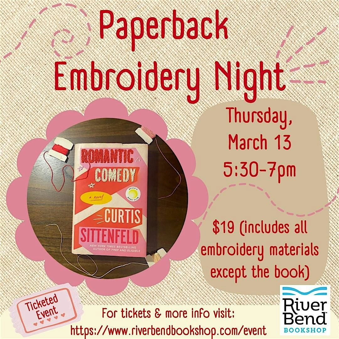 Paperback Embroidery Night