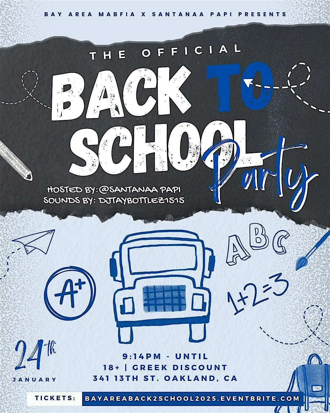 The Official Bay Area Back to School Party