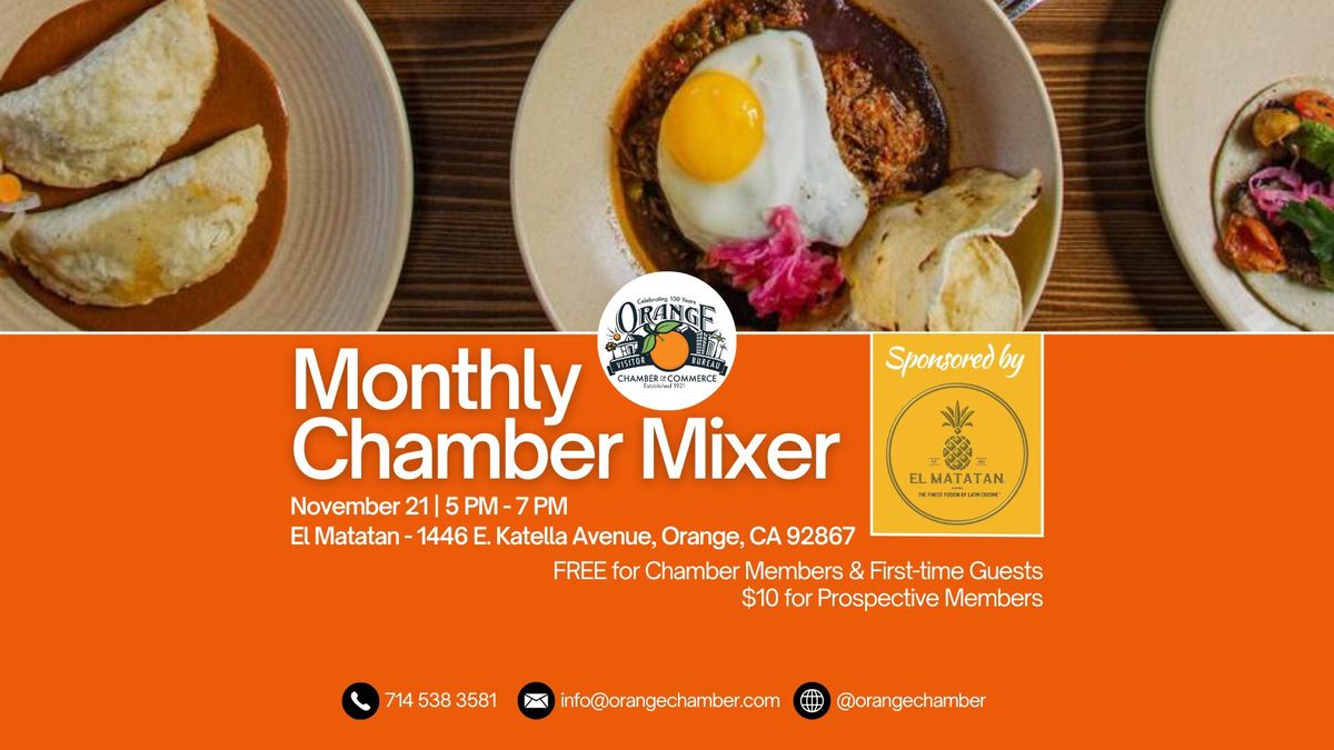 November Mixer for chamber members & guests