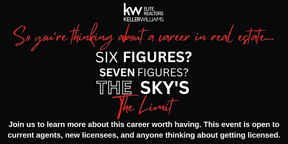 Keller Williams Elite, Realtors Career Night (In Person or  Zoom)