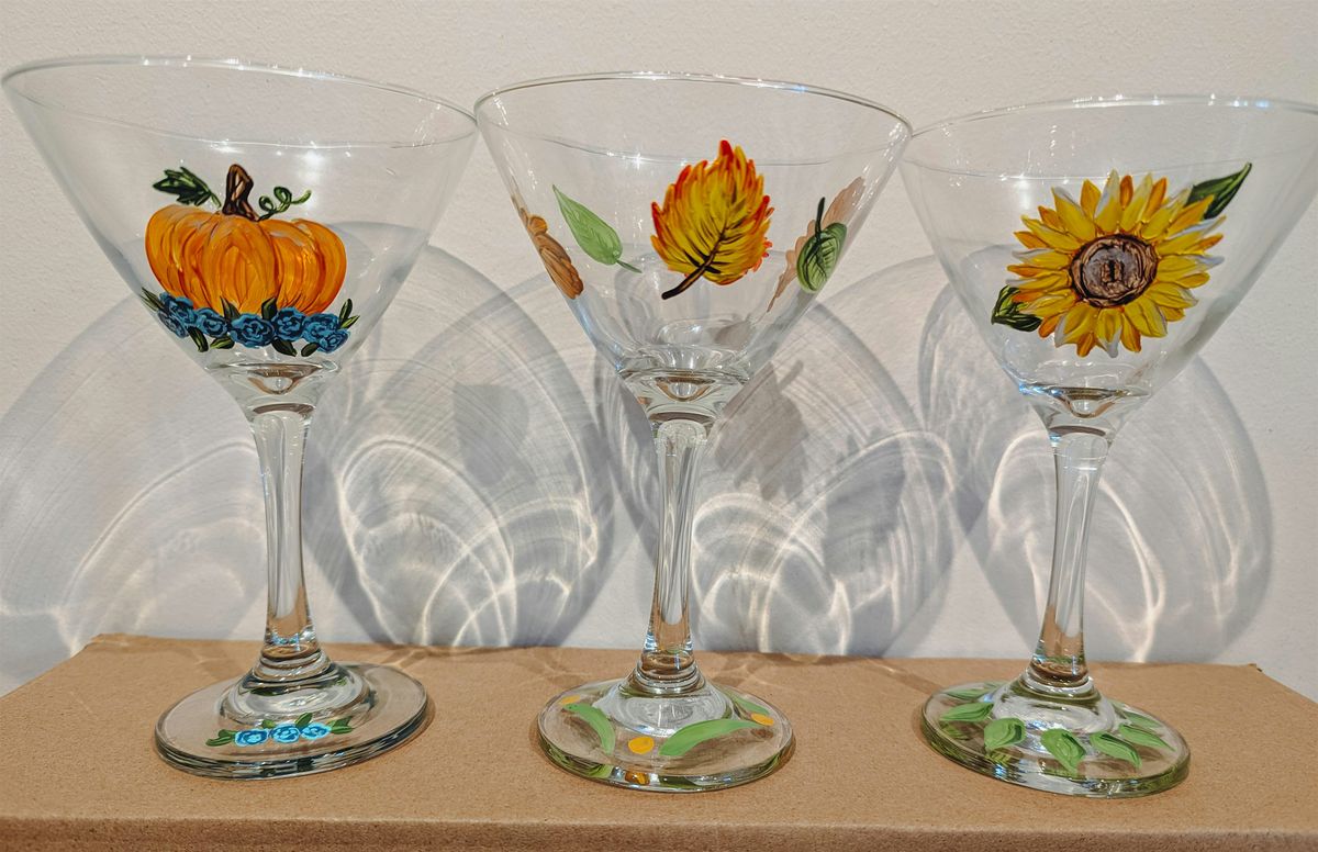 Martini  Glass Paint and Sip at Market