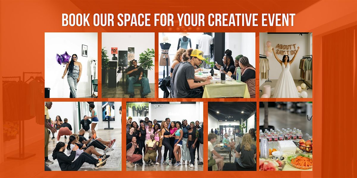 Book Our Creative Space for Your Next Event (1st Booking Free)