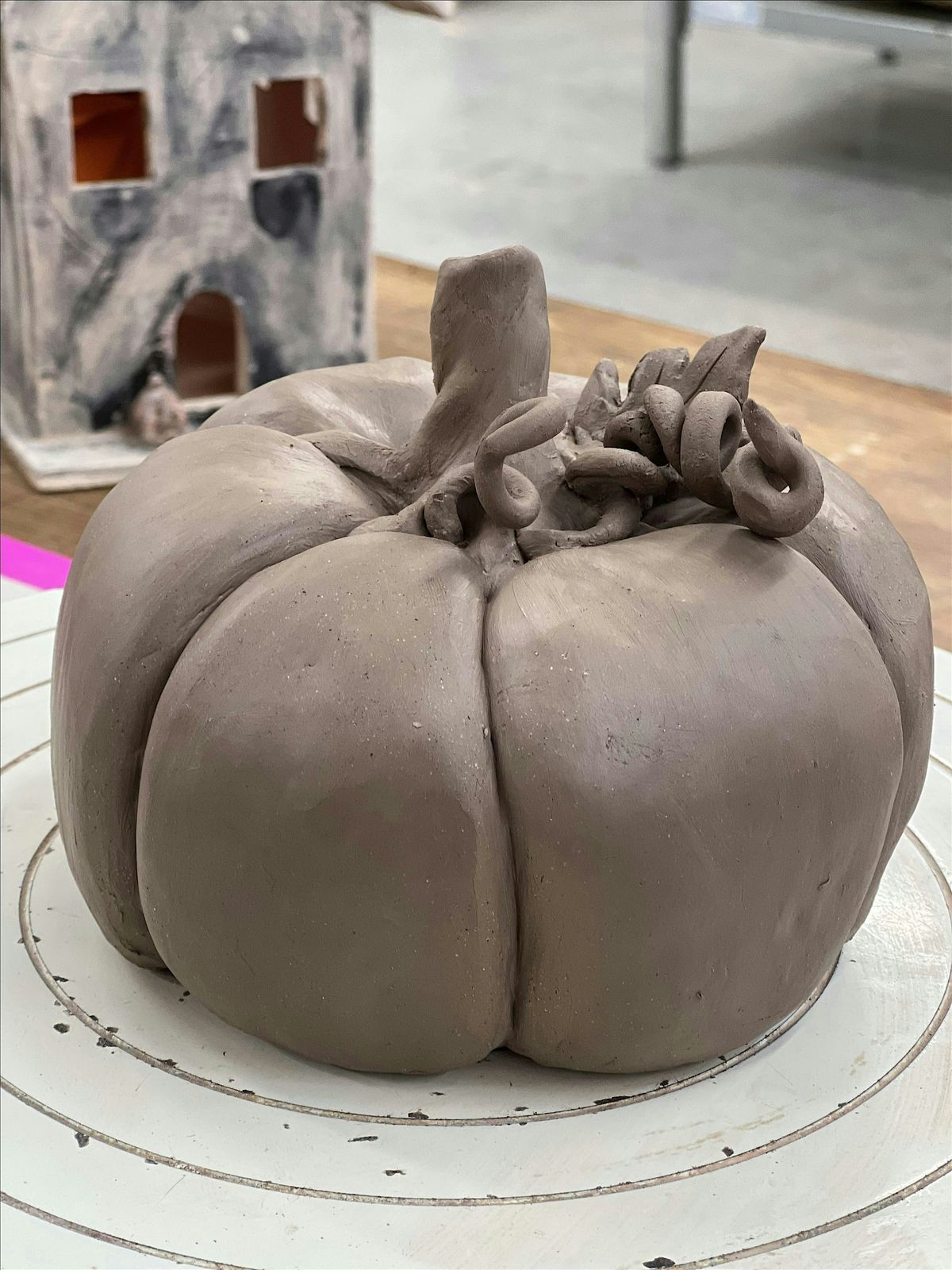 Halloween Hand Building Class - Make Your Own Pumpkin Luminaries