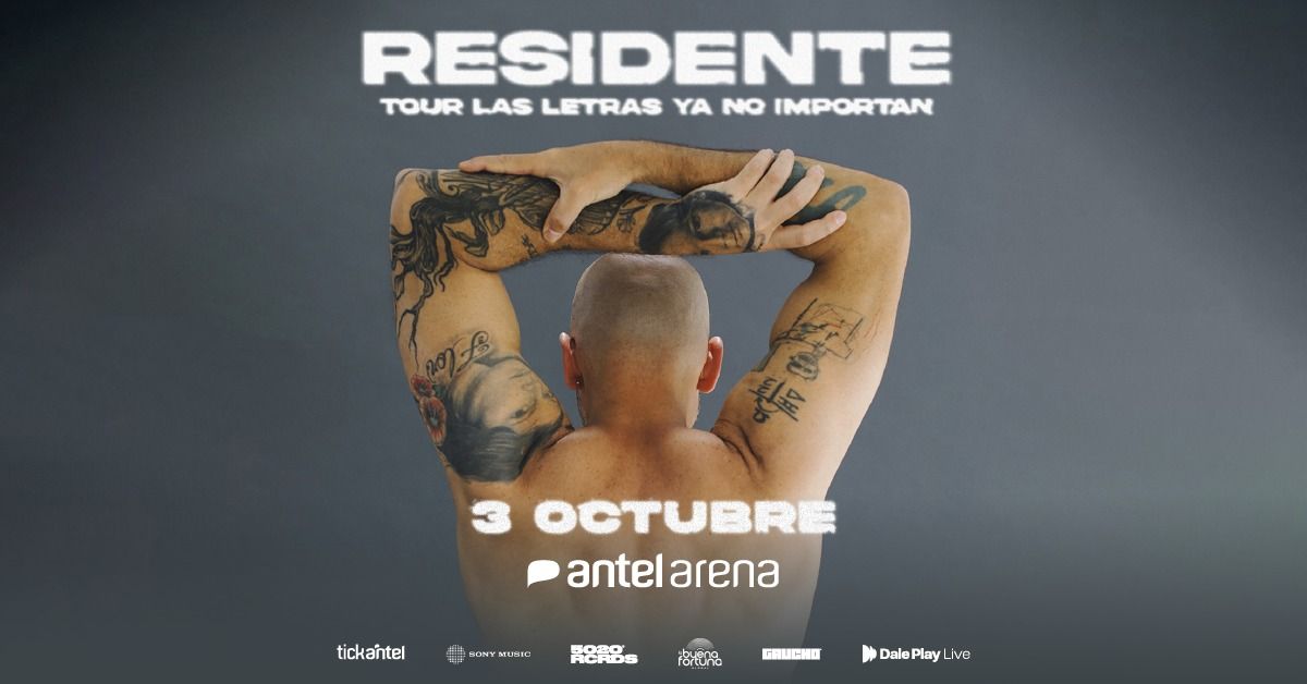 Residente en el Antel Arena