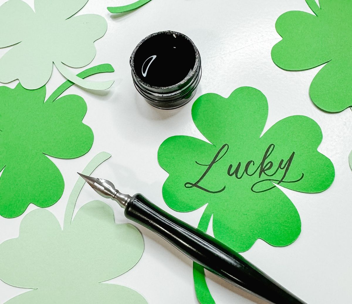 St. Patrick\u2019s Day Modern Calligraphy for Beginners at The Bristol Bazaar