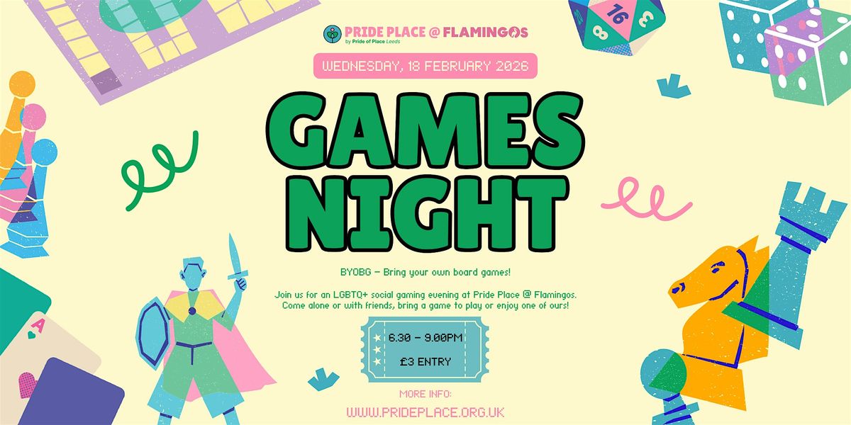 LGBTQIA+ Board Games Night