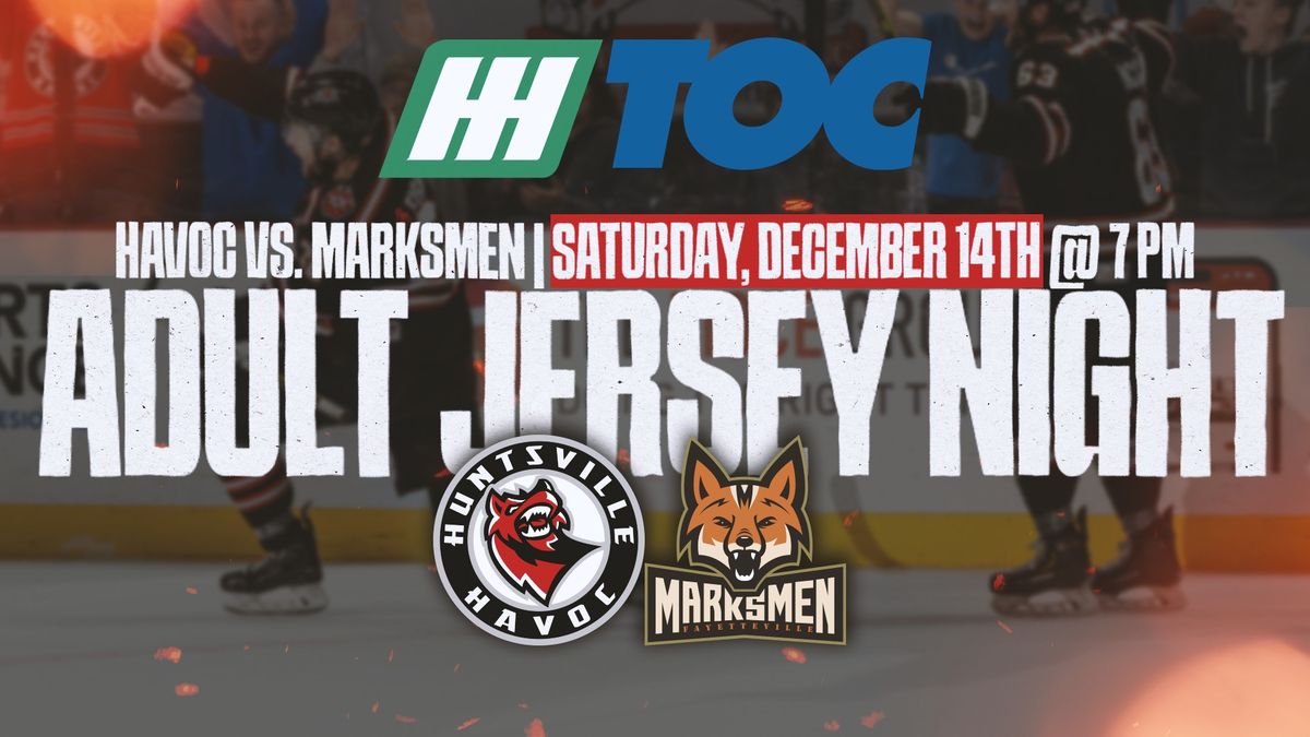 Huntsville Havoc - Adult Jersey Night