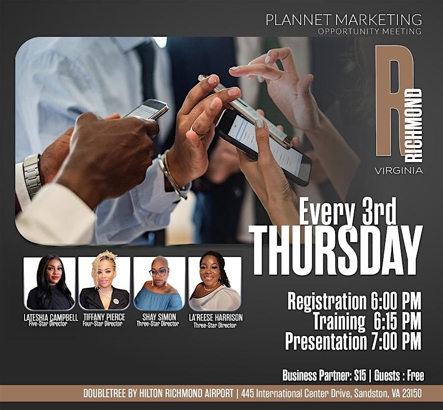 August Monthly PlanNet Marketing Richmond, Va