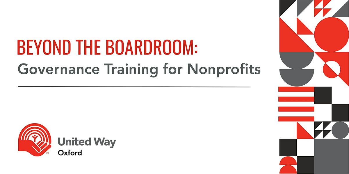 Beyond the Boardroom: Governance Training for Nonprofits