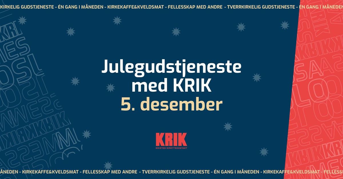 Julegudstjeneste med KRIK