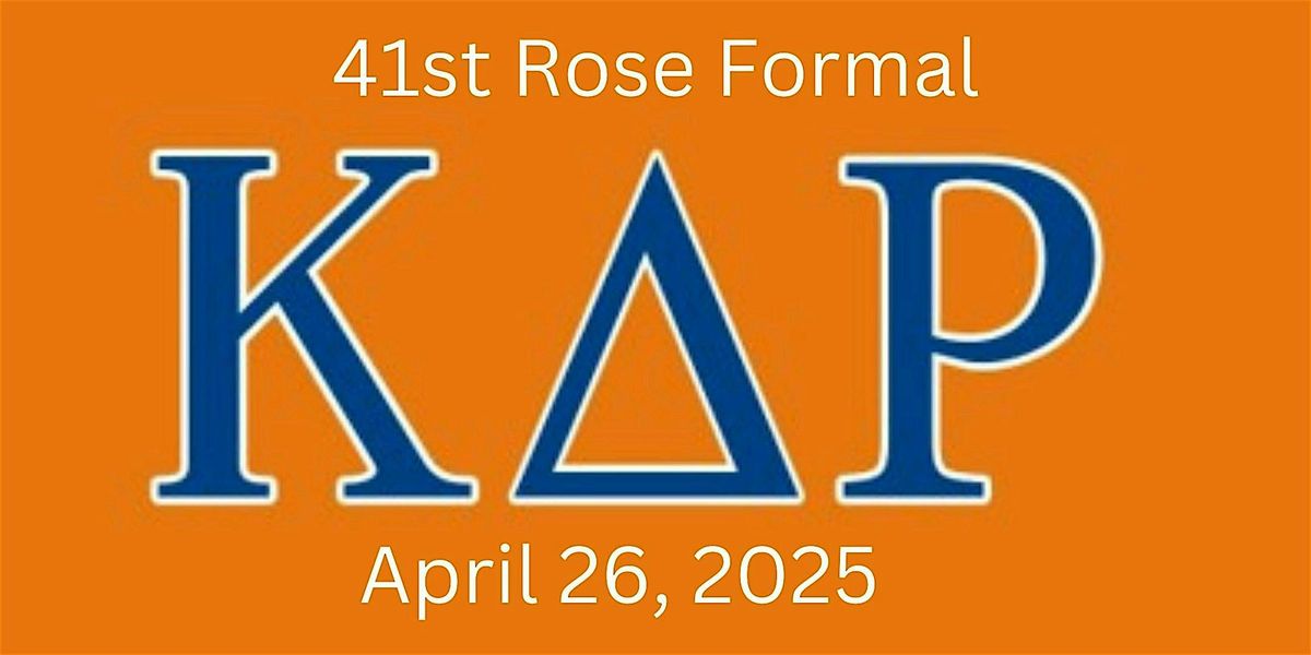 Pi Alpha 41st Rose Formal & Ordo Honoris Induction Ceremony April 26, 2025