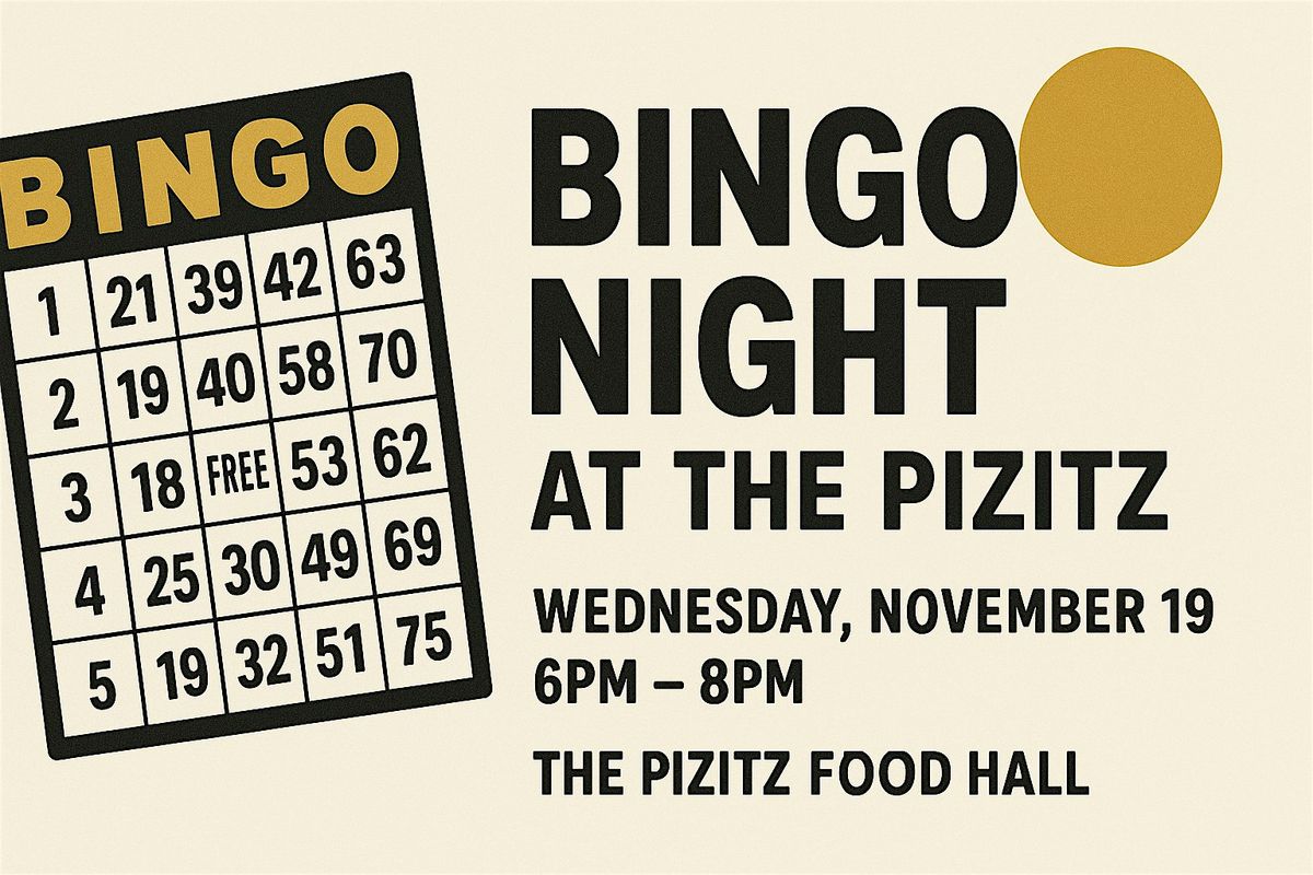 Bingo Night at The Pizitz