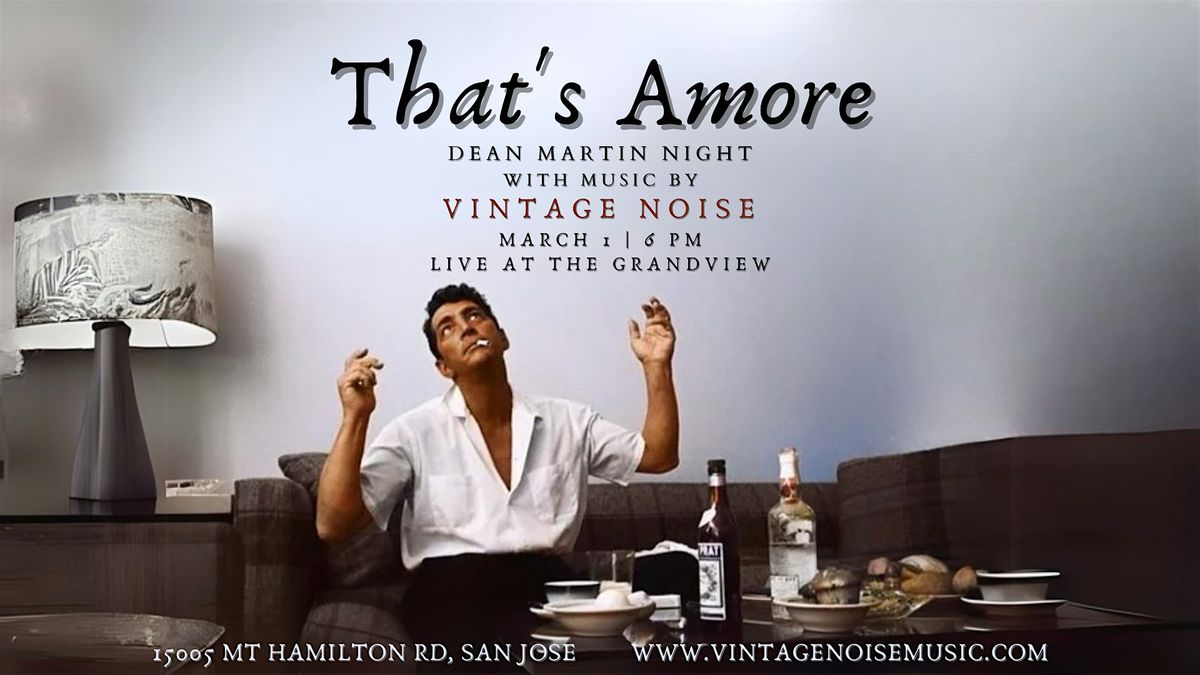 That's Amore: Dean Martin Night