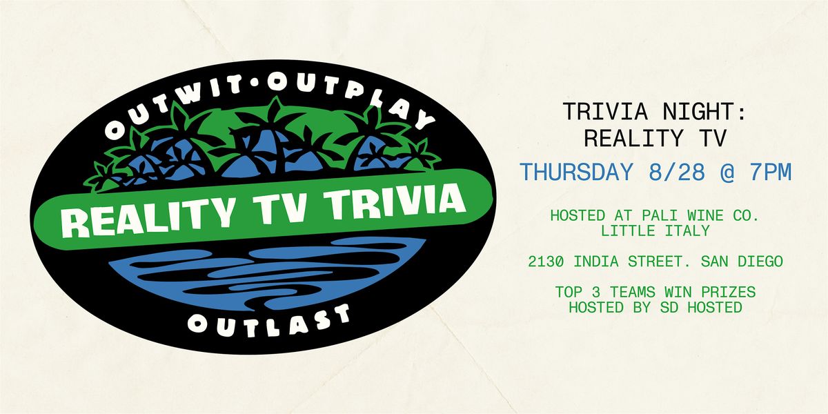 Reality TV Twisted Trivia