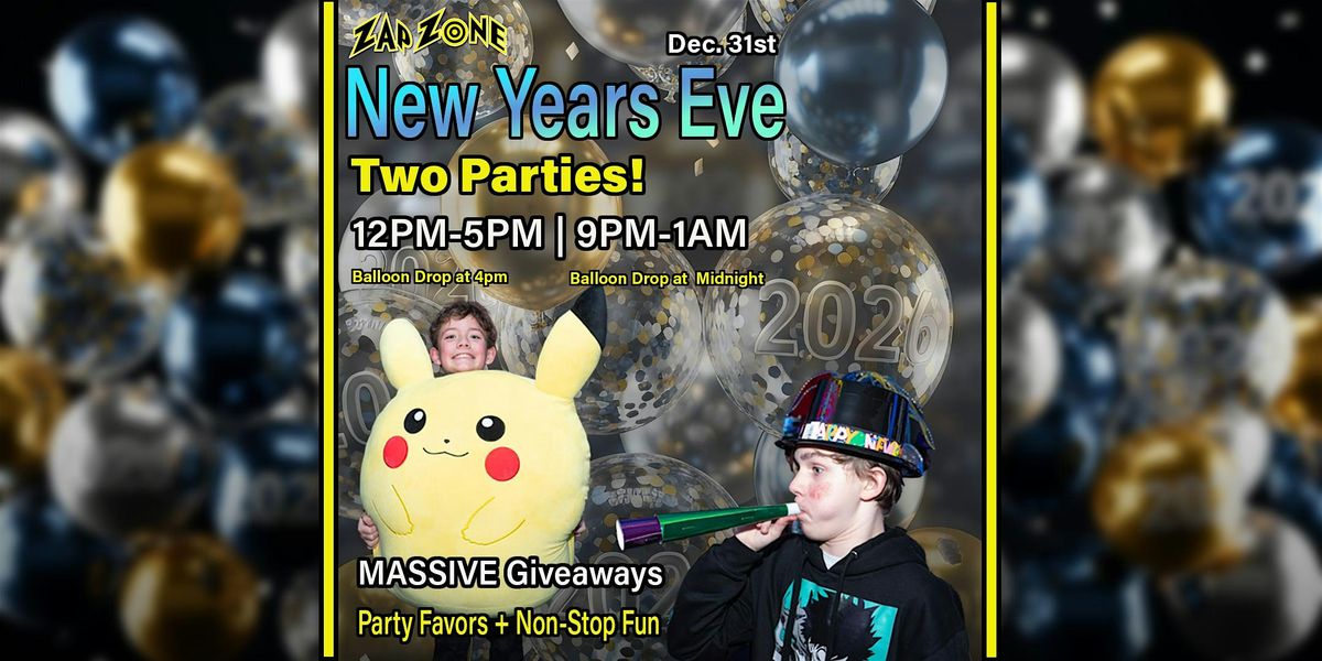 New Year's Eve Party | Zap Zone Farmington