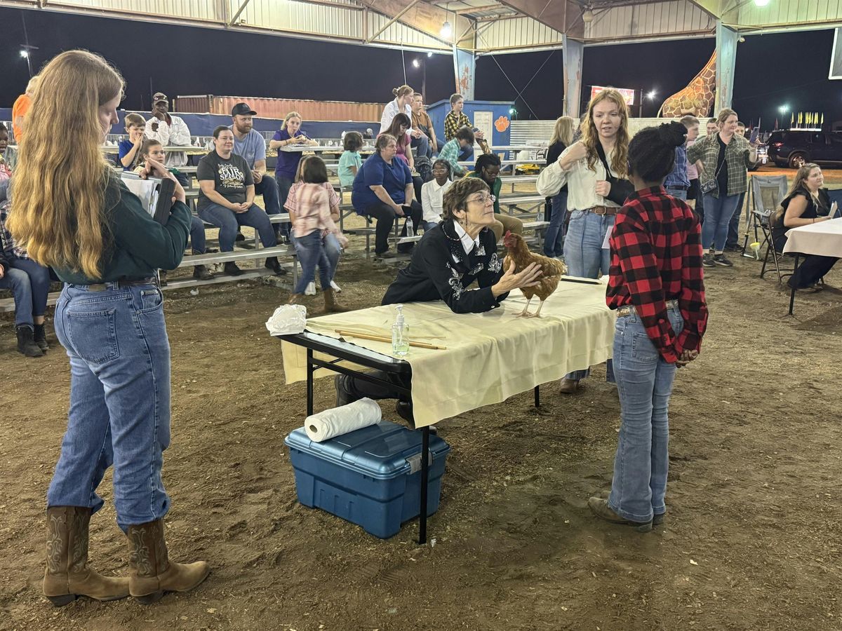 2025 PeeDee 4-H Poultry NPIP\/Showmanship Clinic