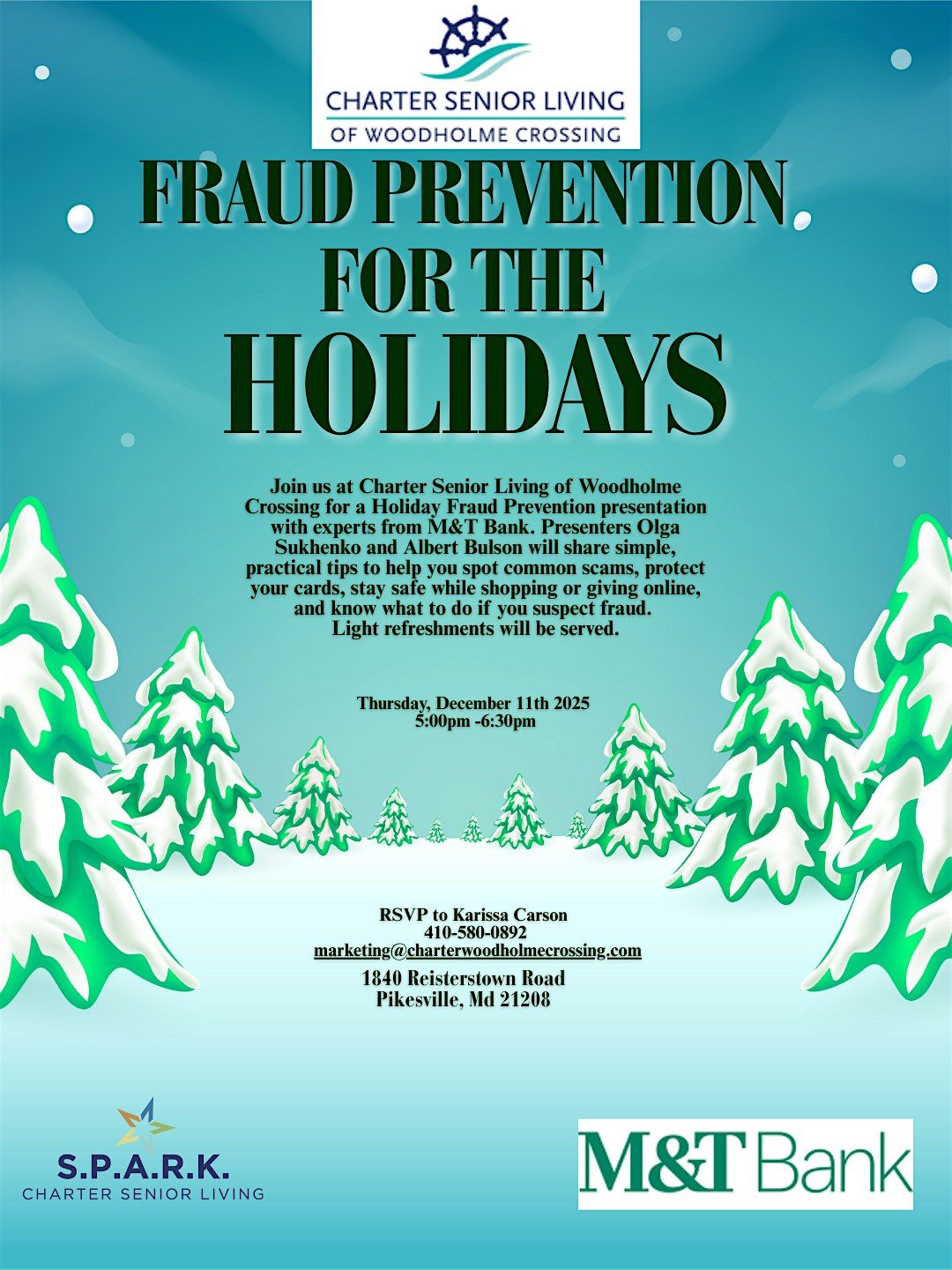 Fraud Prevention for the Holidays \u2013 Free Community Event