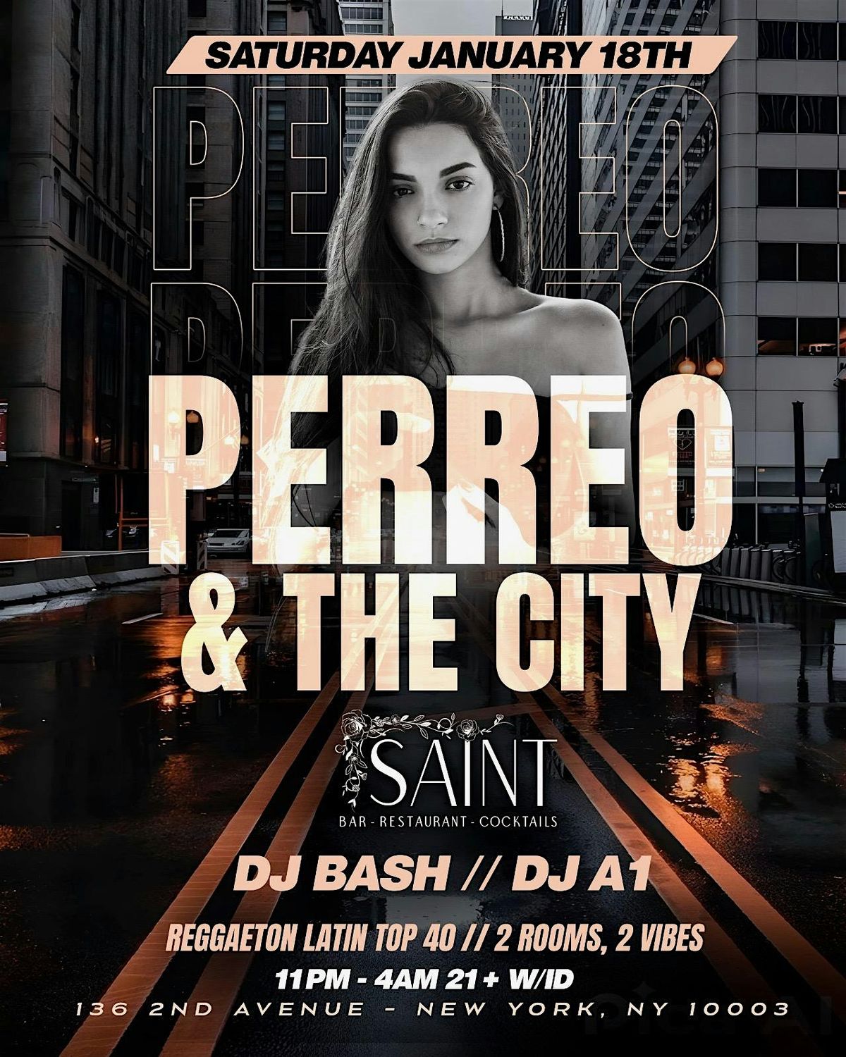 PERREO & THE CITY: The First Latin & Reggaeton Party of 2025!