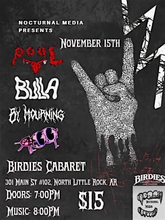 Pool, Bulla, By Mourning, Aloof