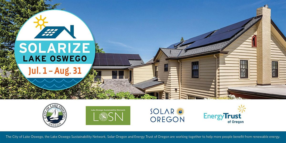 Solarize Lake Oswego In-Person Workshop