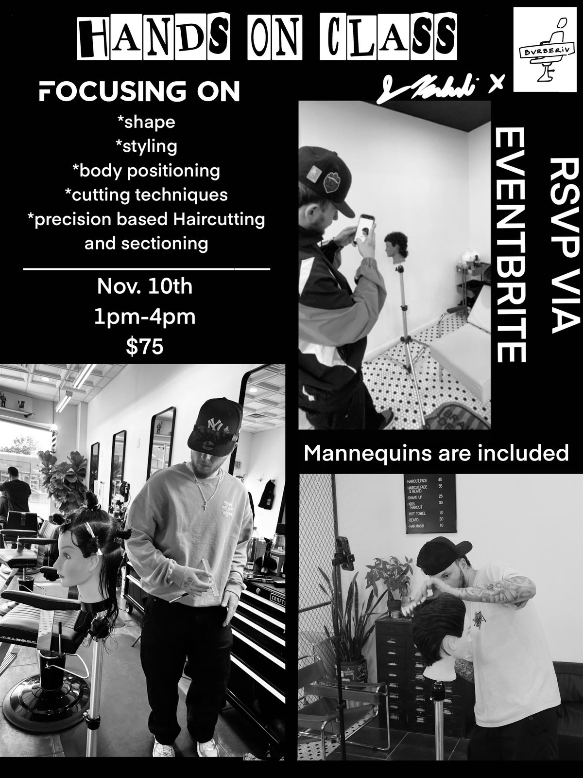 Hands on modern barber class