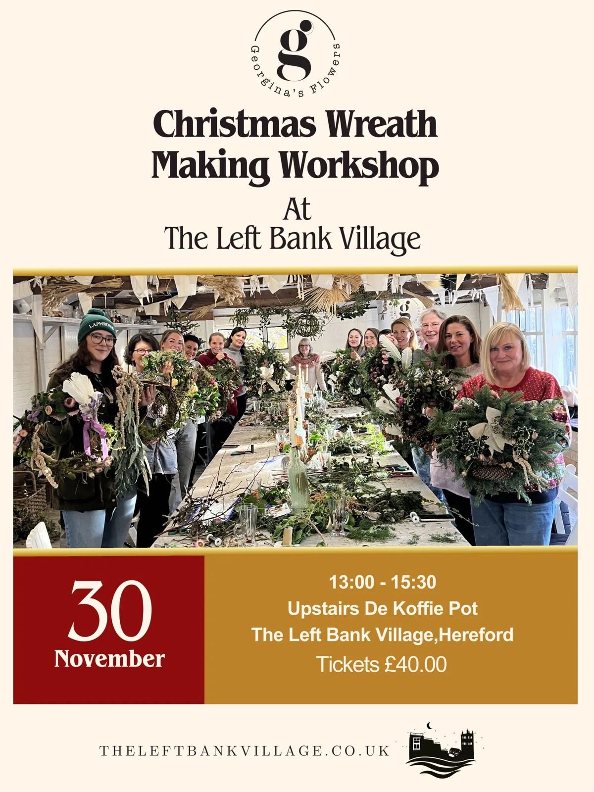 Christmas Wreath Making Workshop\ud83c\udf84