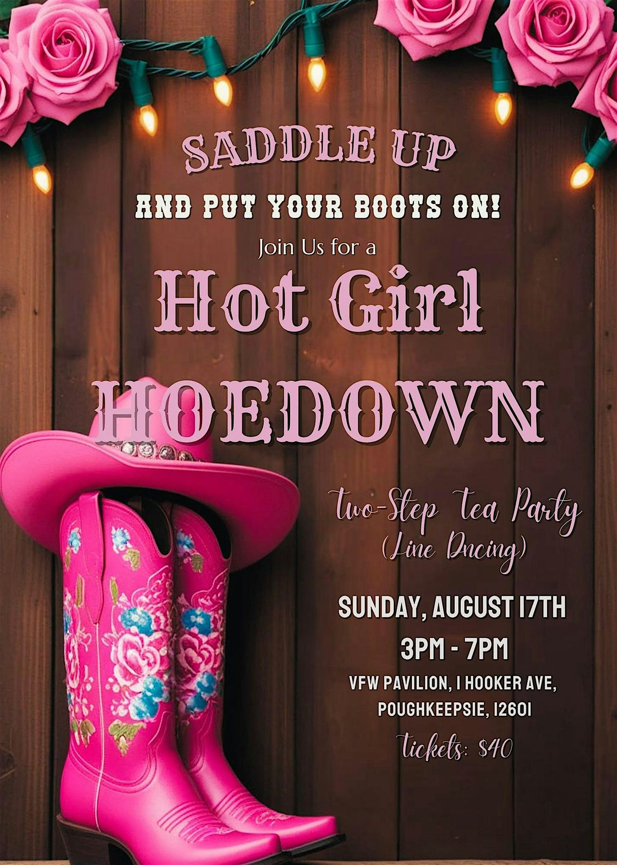 Hot Girl Hoedown Tea party