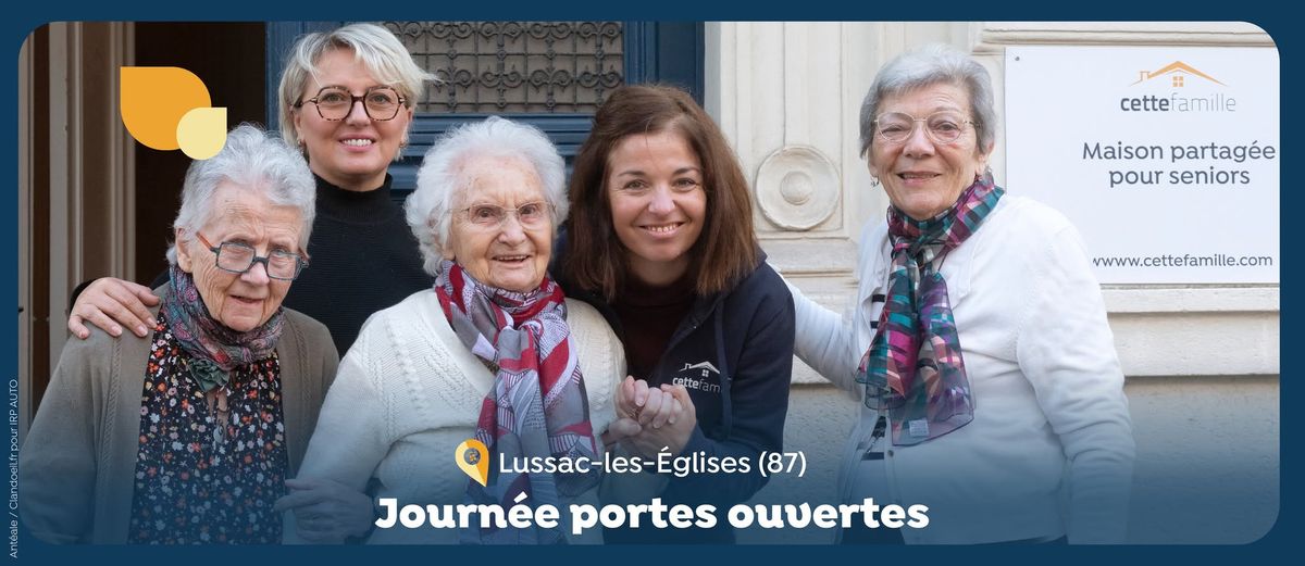 Journ\u00e9e portes ouvertes \u00e0 la colocation seniors de Lussac-les-Eglises