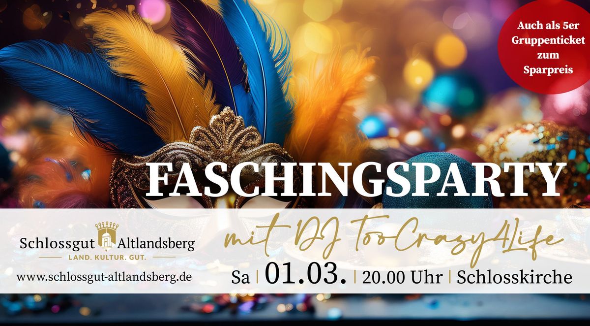 Faschingsparty mit DJ TooCrazy4Life