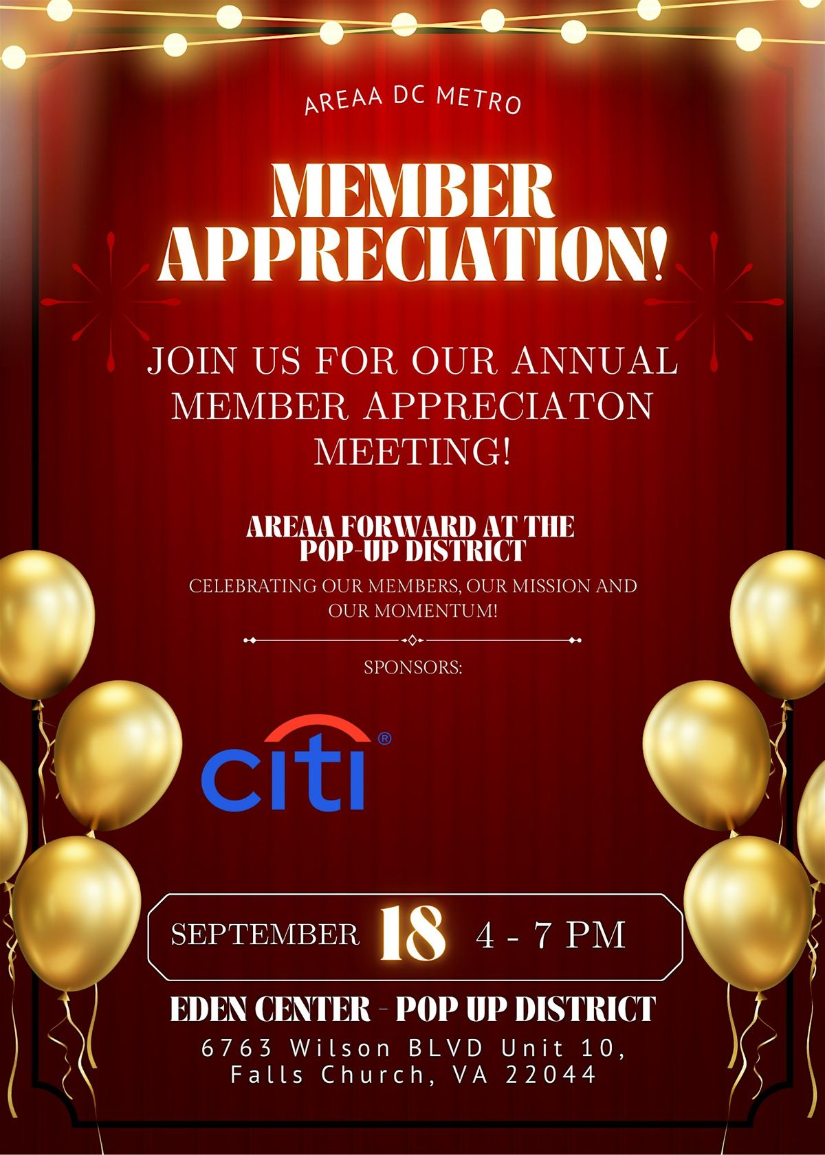 AREAA DC Metro Member Appreciation Event