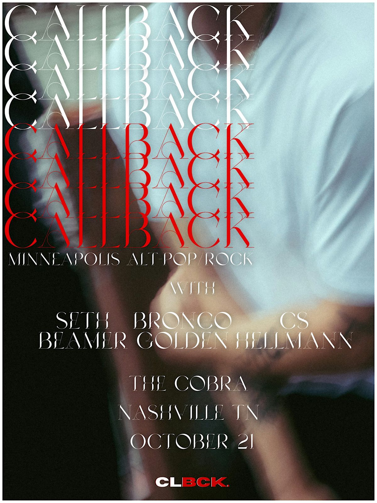Venue: Callback | Seth Beamer | Bronco Golden | CS Hellman