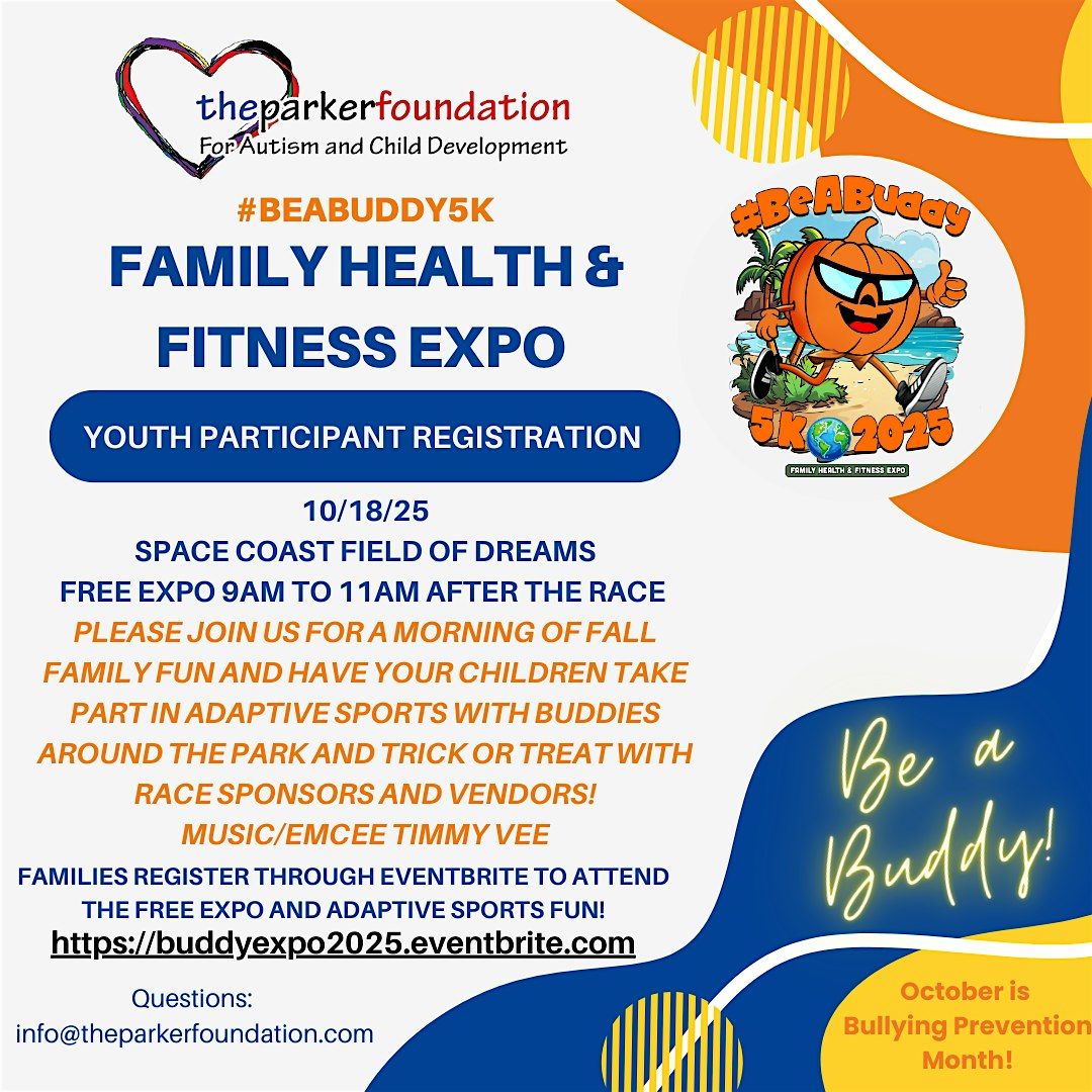 #BeABuddy5K - FREE Family Health and Fitness Expo