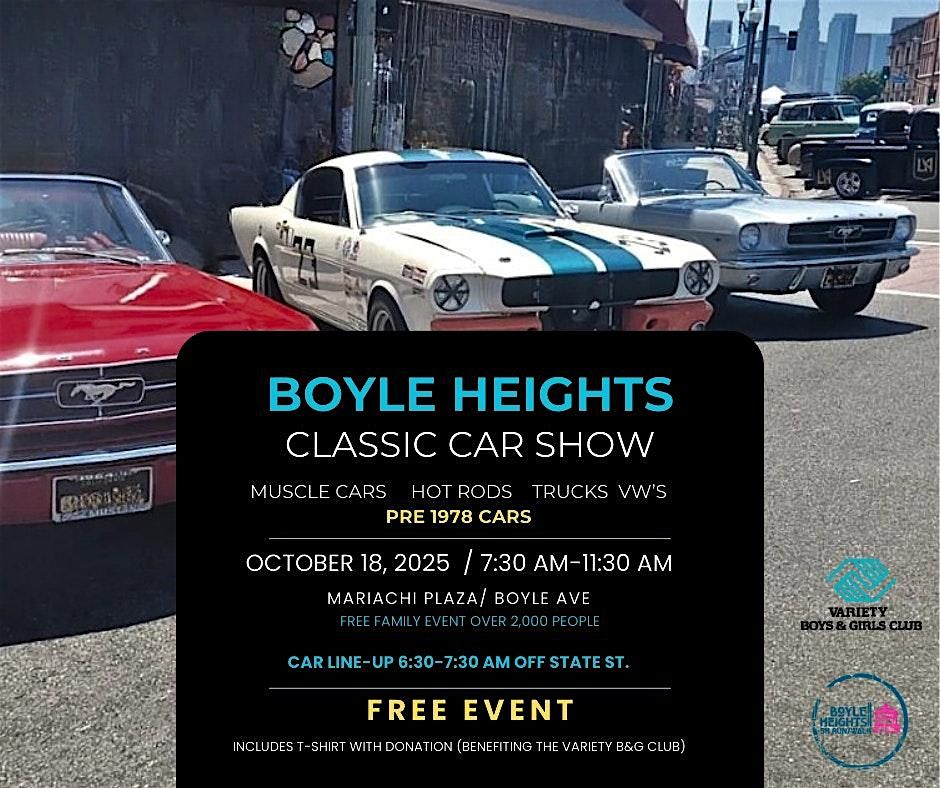 Boyle Heights Classic Muscle Car Show