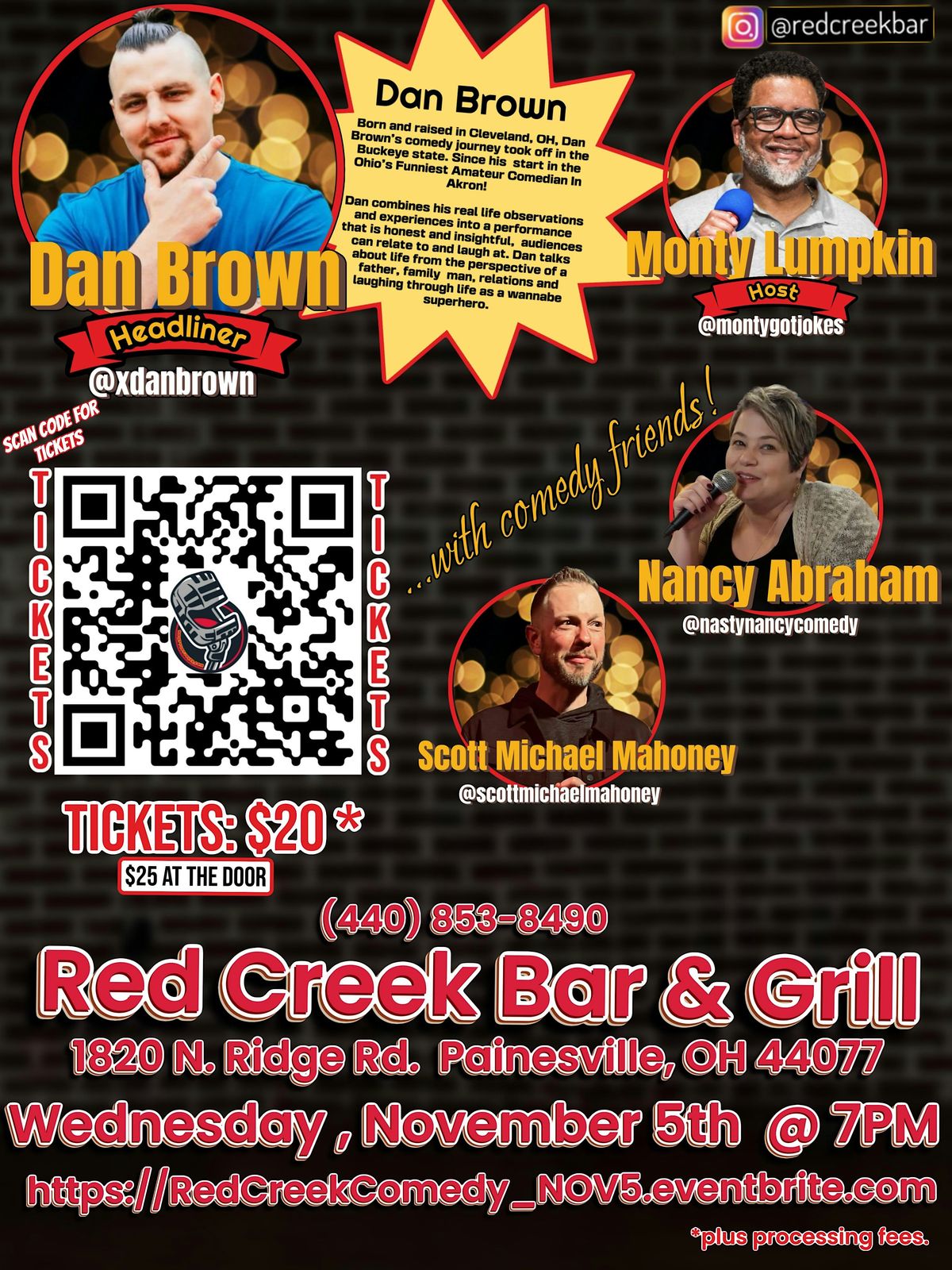 Comedy Night at Red Creek Bar and Grill
