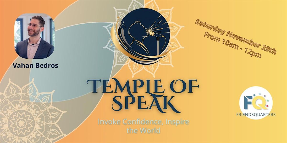 Temple of Speak - Inspire with Confidence