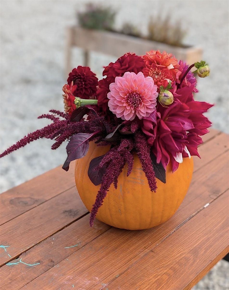 Make & Take: Floral Pumpkin Centrepiece