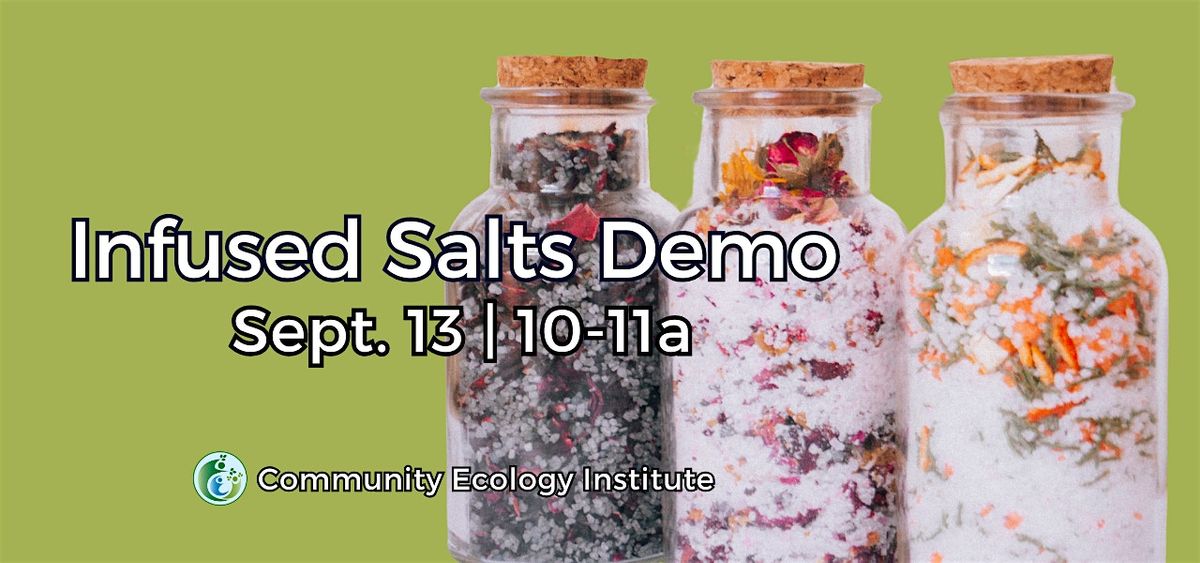 Infused Salts Demo